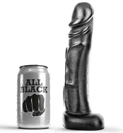 Dildo ALL BLACK 22 cm kaina