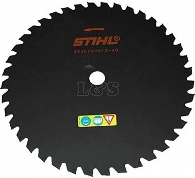 Diskas krūmapjovėms Stihl; 250x20,0 mm; Z40