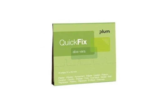 Pleistrai PLUM QuickFix Aloe Vera, 45vnt.