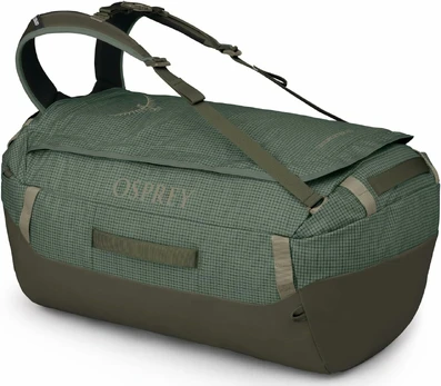 Turistinė kuprinė Osprey Transporter Duffel 65, žalia sp./pilka sp., 65 l