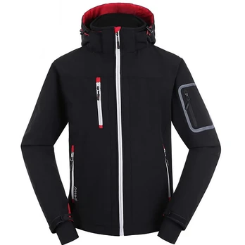Striukė Softshell su gobtuvu Acropolis, juoda 4XL, Pesso