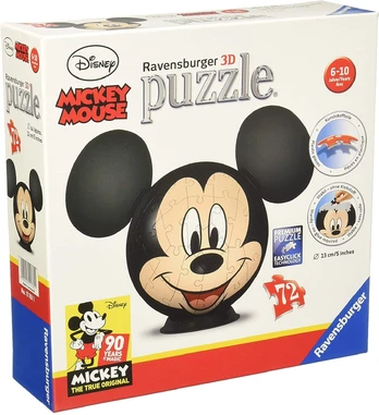 Mickey Mouse 3D Puzzle - RAVENSBURGER dėlionė