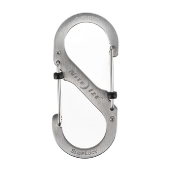 Nite Ize S-Biner Locking Plieninis karabinas