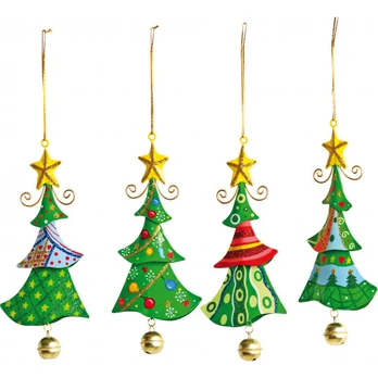 Metal Hanging Decoration Fir Tree