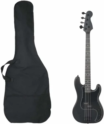 Elektrinė bosinė gitara pradedantiesiems, juoda, 4/4 46"