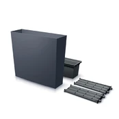 Prosperplast <div class="int_ce_html">URBI CASE TOWER gėlių vazonas - antracitas</div> kaina