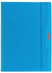 A4 formato aplankas su elastine juostele Color Blocking blue - HERLITZ