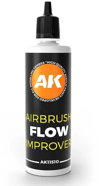 AK Interactive - Airbrush Flow Improver for Acrylics,100ml, AK11510