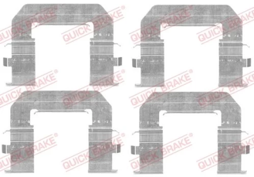 QUICK BRAKE QB109-1776 Brake pad fitting kit