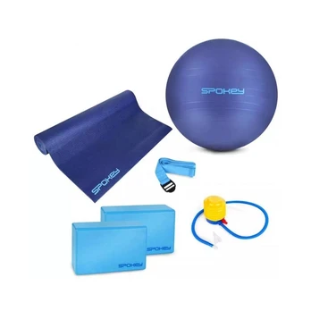 Gimnastikos kamuolys Spokey, mėlynas, 65 cm