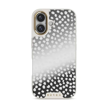 Night Sky - Dotted iPhone 16 Case, Elite Mirror Light (MagSafe) / Gold