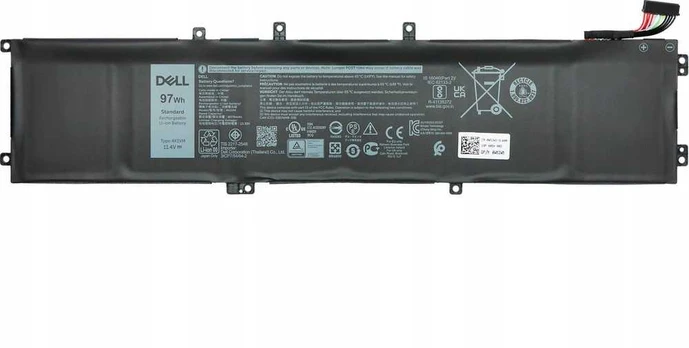 Bateria Dell 97Wh, 6 Cell, Lithium-ion, Typ 4K1VM (0W62W6)