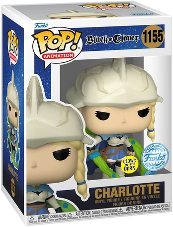 Figūrėlė Funko POP! Juodas clover - Charlotte glow exclusive