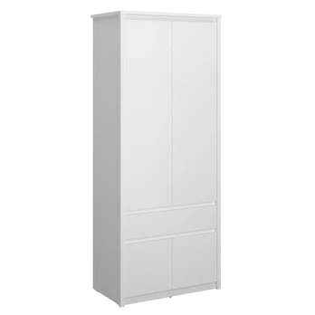 Spinta Mebelbos Erden, 86.6x50.2x210.6 cm, balta