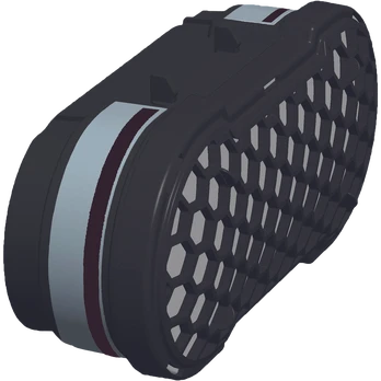 Filtras CleanSpace A2P3, juoda