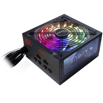 RGB-750W_CM_II Power Supply INTER-TECH Argus RGB 750W CM, 80PLUS Gold, 140mm fan with 21 ultra bright LEDs,Switchable illumination, Acrylic glass side panel, active PFC, 4xPCI-e, OPP/OVP/SCP protection, semi-modular Cable management (Rev. 2)
