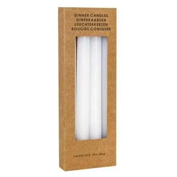 Candles white 4pcs 35cm