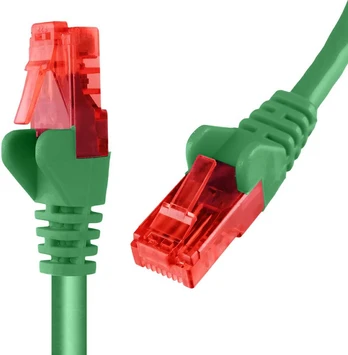 Spacetronik Kabelis RJ45 CAT 6 U/UTP AWG24 žalias 3m