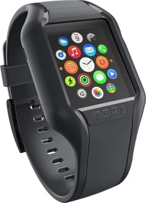 Dirželis Incipio NGP Strap - Flexible Apple Watch 38mm, juoda
