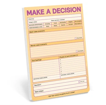 Knock Knock Make a Decision Pad (Pastel Version)