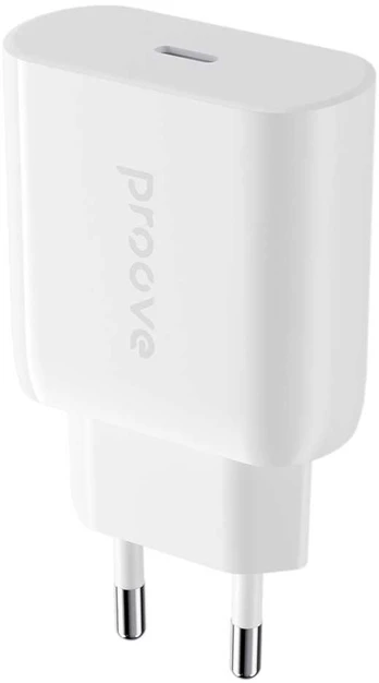 Proove laidinis įkroviklis Rapid 20W baltos spalvos