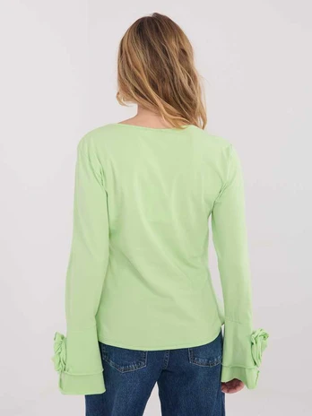 Italy Moda Bluzka-IT-BZ-22139.55-jasny žalia