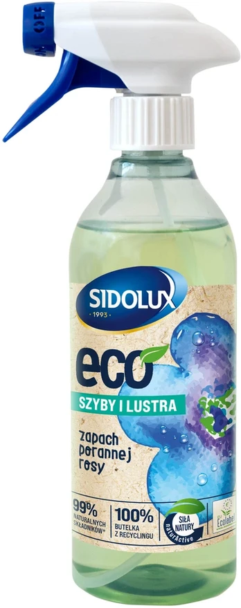 SIDOLUX ECO langų valiklis, 500 ml. 8 vnt. dėžėje.