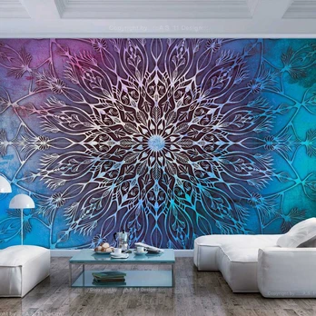 Artgeist Fototapetas - Center (Mėlyna)