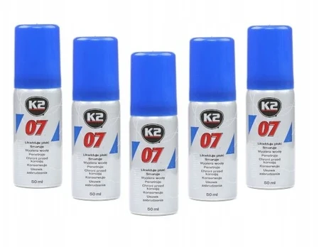 K2 07 Rūdžių valiklis universalus preparatas 50ml x5