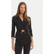 Elisabetta Franchi Švarkas GI-224-61E2-V590 Juoda Regular Fit