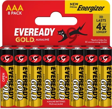 Energizer battery Eveready Gold AAA DHP8