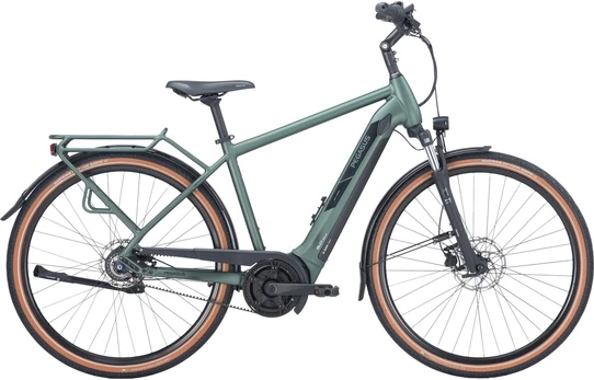 Dviratis 28' Pegasus Solero Evo 8R Belt vyr. 500Wh žalias