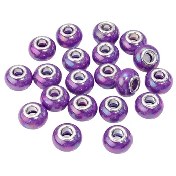 Derva karoliukai papuošalų gamybai, Violetinė