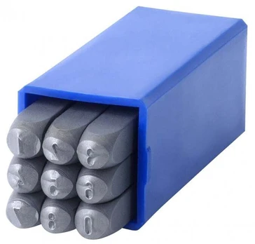 Skaičių išmušėjai GRAVUREM 0-9 Nr.100 7 mm