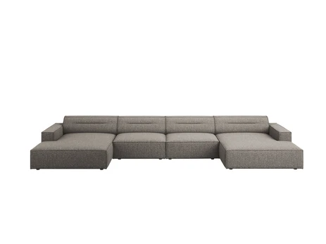 Minkštas kampas Windsor & Co Lupus, pilkas