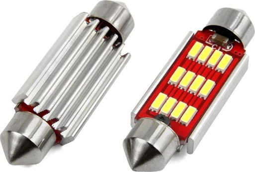 AMiO LED lemputės AMIO C5W C10W 41mm 12xSMD 4014 (canbus)