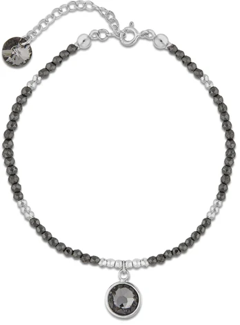 Diamond Sky Jewelry Sidabrinė apyrankė moterims DiamondSky „Yucca (Sidabrinis Night)“