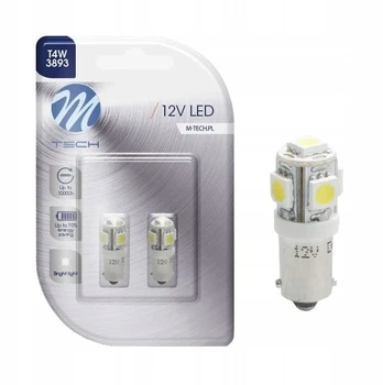 T4w Led Retrofit lemputė balta Ba9s M-tech