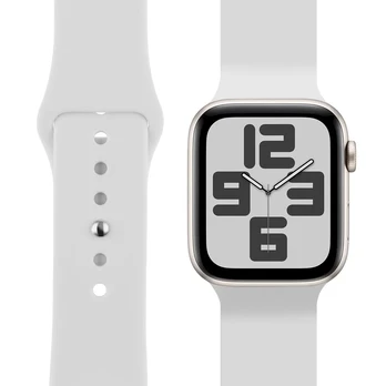 OBAL:ME Silicone Strap for Apple Watch 38-41mm S-M Baltas