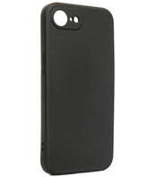 Juodas dėklas Apple iPhone 16E / 17E telefonui "Liquid Silicone 1.5mm"