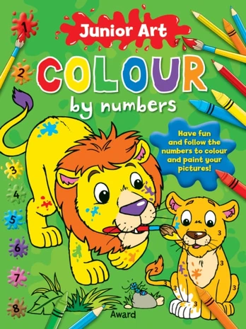 Junior Art Colour By Numbers: Lion