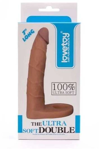LoveToy 7 colių itin minkštas dvigubas