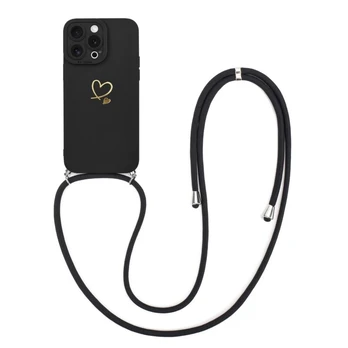 iPhone 15 Pro Max dėklas su dirželiu