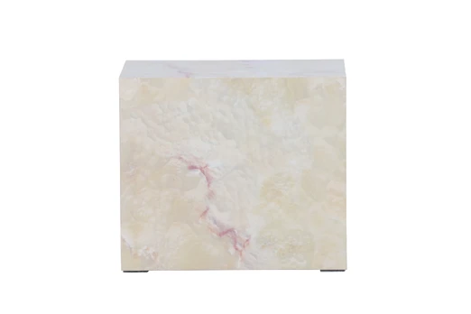 York Side Table 30x35x25 cm - Beige Stonelook