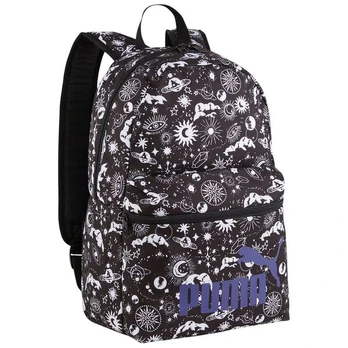Kuprinė Puma Phase AOP Backpack black-white 79948 14, juoda/balta