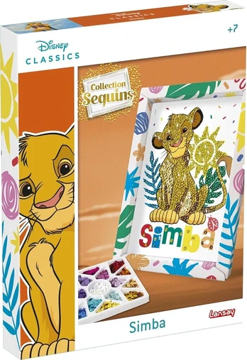Lansay Collection Blizgučiai Simba Sequin Art