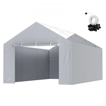 Automobilinė pastogė 12 x 6 m pilka