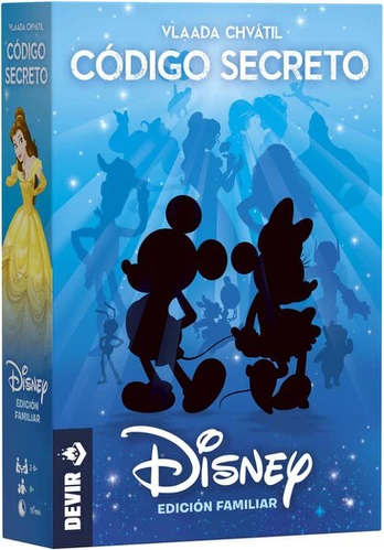 Devir - Disney Secret Code stalo žaidimas šeimai, nuo 8 metų (bgcosedisp)