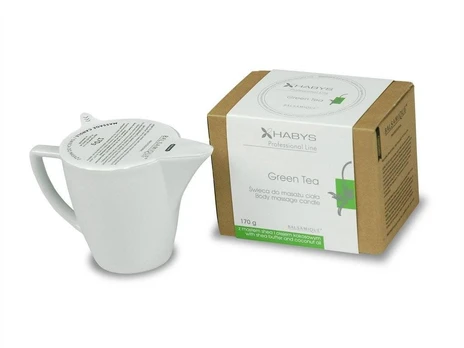 Kūno masažo žvakė - GREEN TEA, 170 g