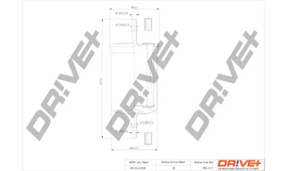 Kuro filtras Dr!ve+ DP1110.13.0120